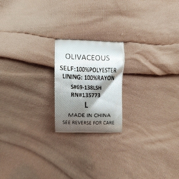 Olivaceous Leopard Print Crotchet Detail Mini Tiered Skirt - Picture 6 of 8